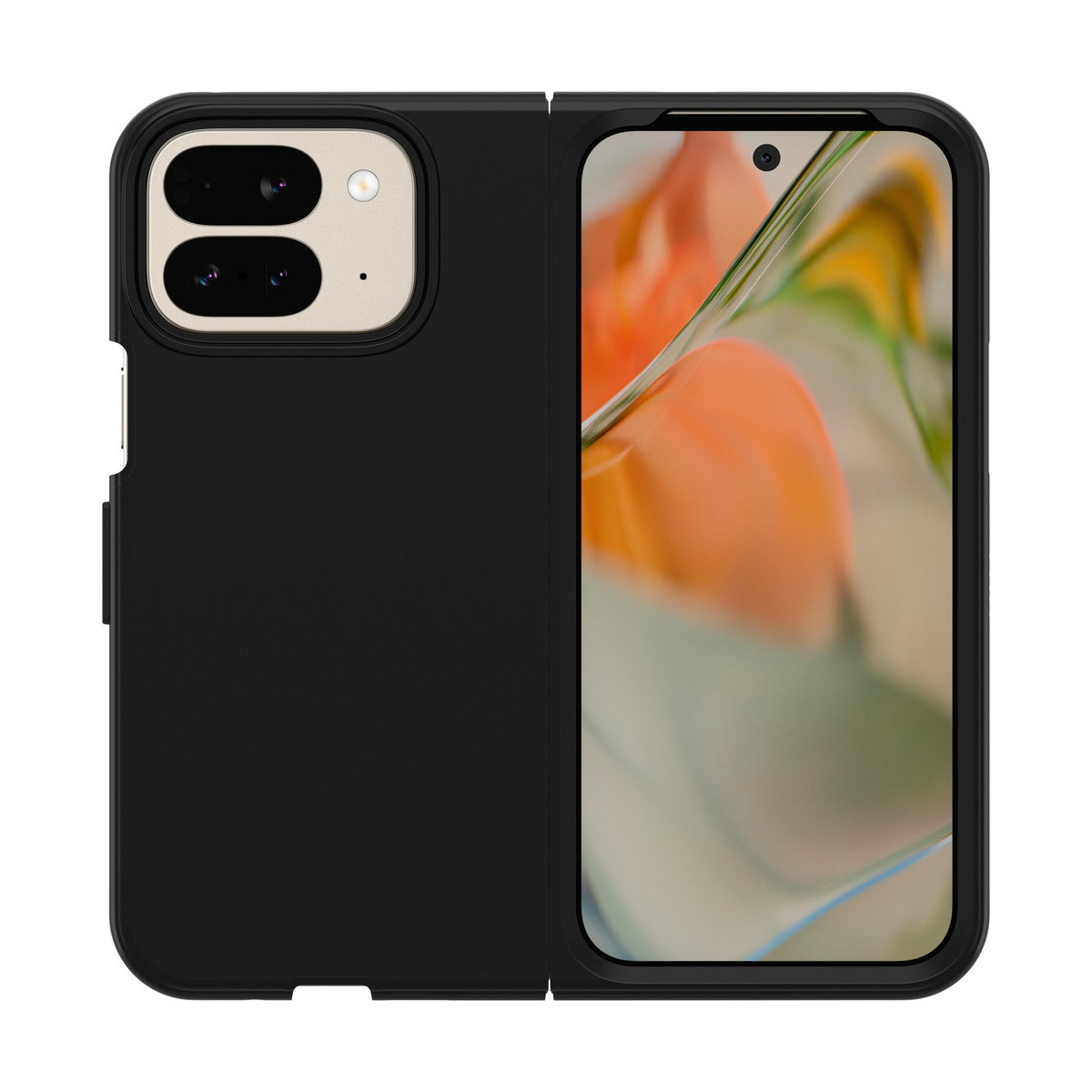 GooglePixel9ProFoldケース Thin Flex 耐衝撃 ブラック