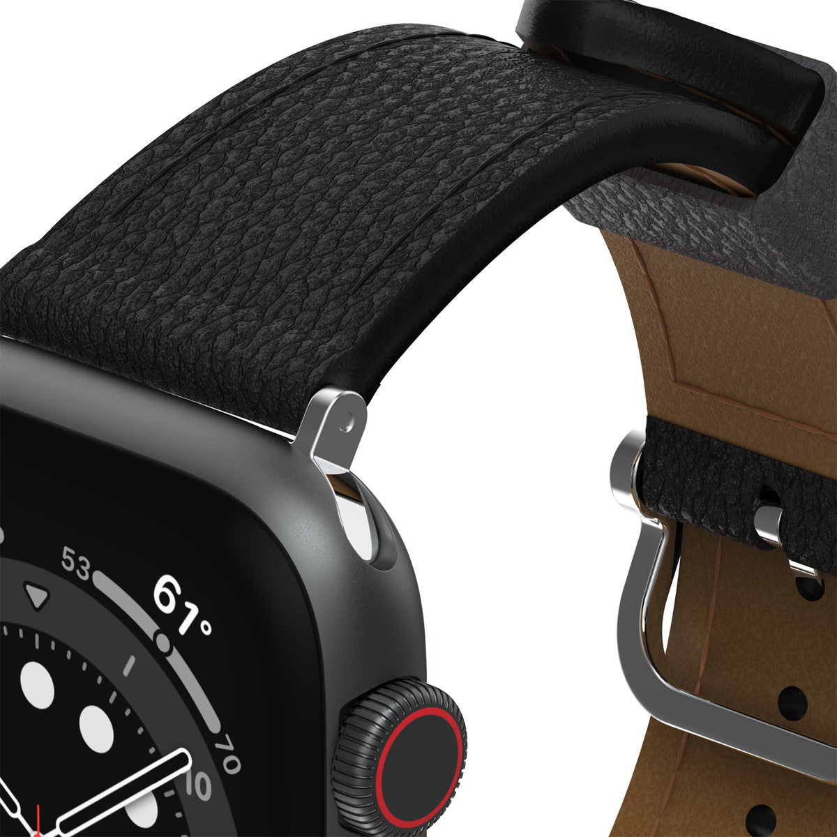 AppleWatchバンド カクタスレザー(49/46/45/44mm) ブラック