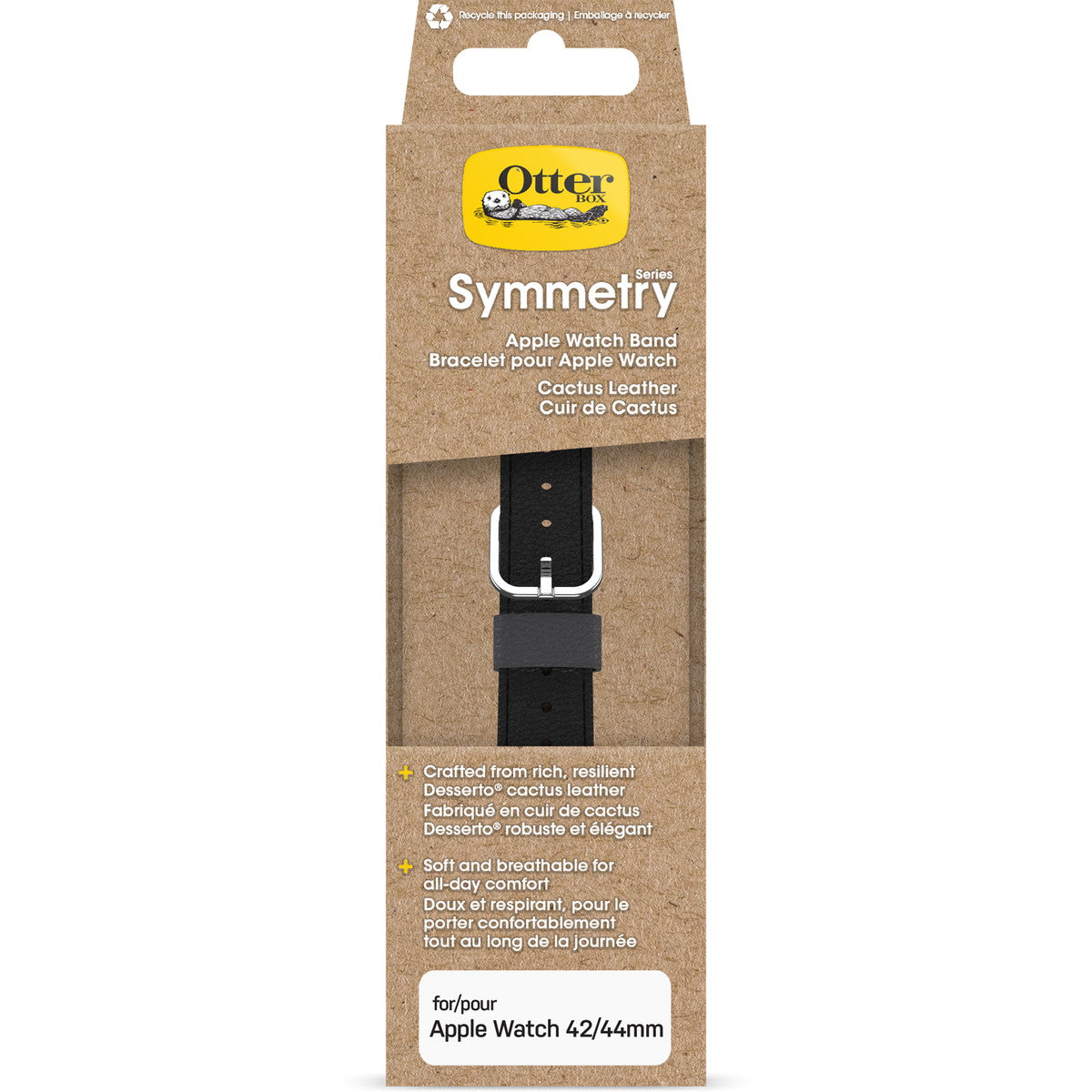 AppleWatchバンド カクタスレザー(49/46/45/44mm) ブラック
