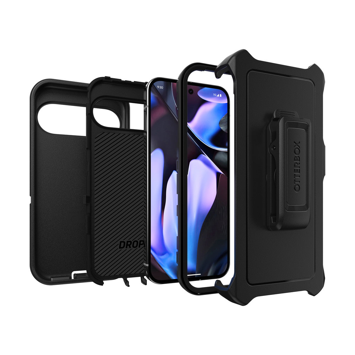 GooglePixel9ProXLケース Defender 耐衝撃 ブラック