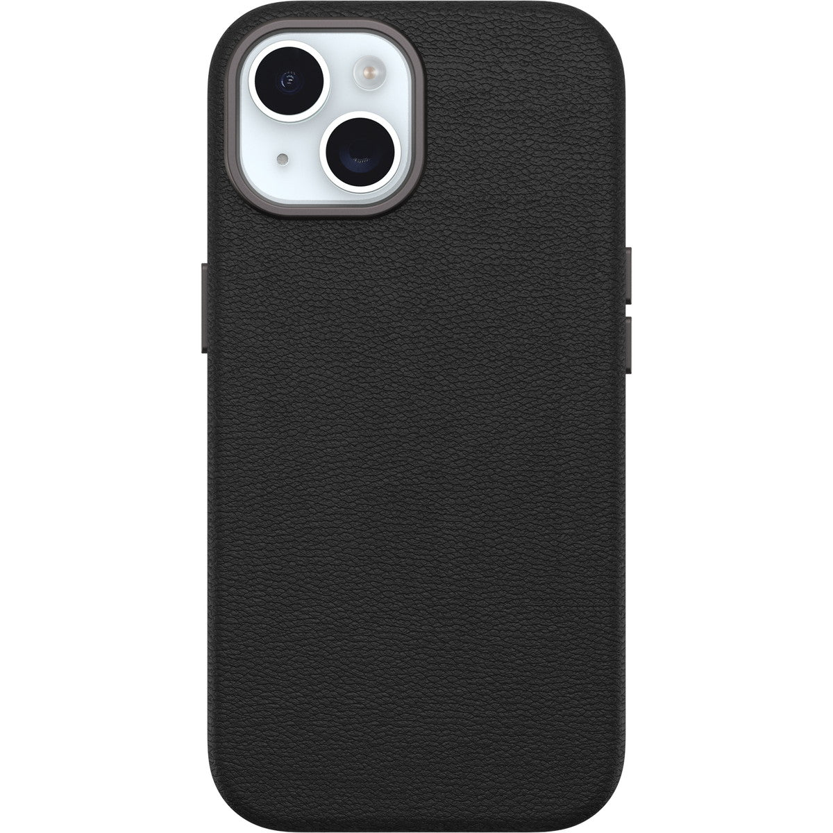 iPhone15ケース Symmetry Cactus Leather Noir Ash ブラック