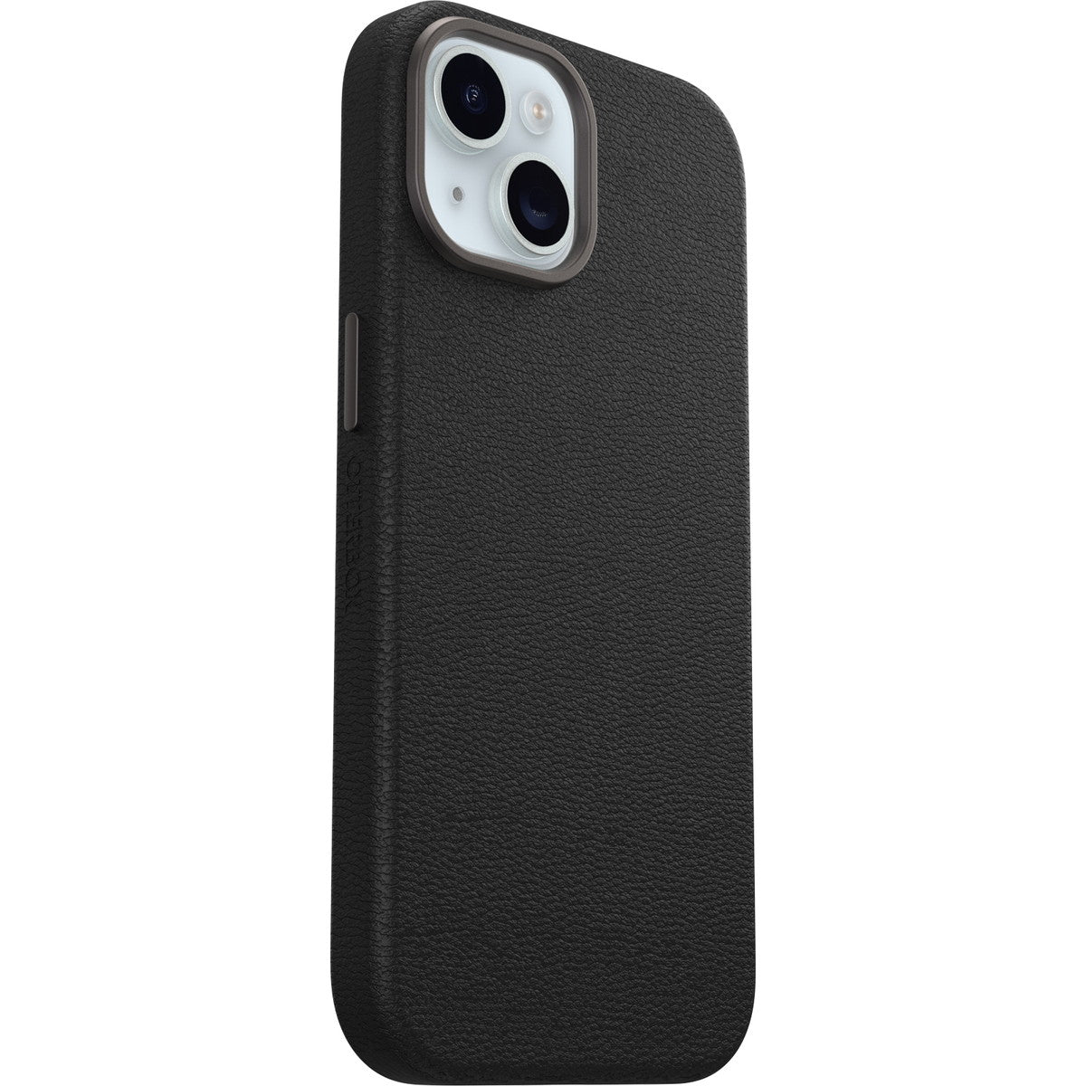 iPhone15ケース Symmetry Cactus Leather Noir Ash ブラック