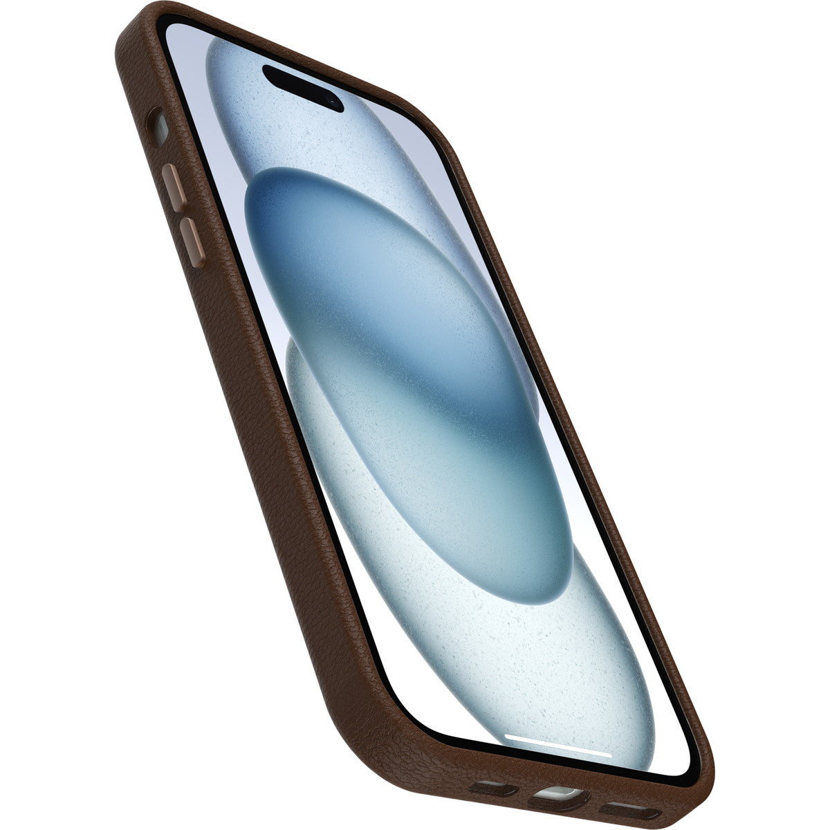 iPhone15Plusケース Symmetry Cactus Leather Rich Adobe ブラウン