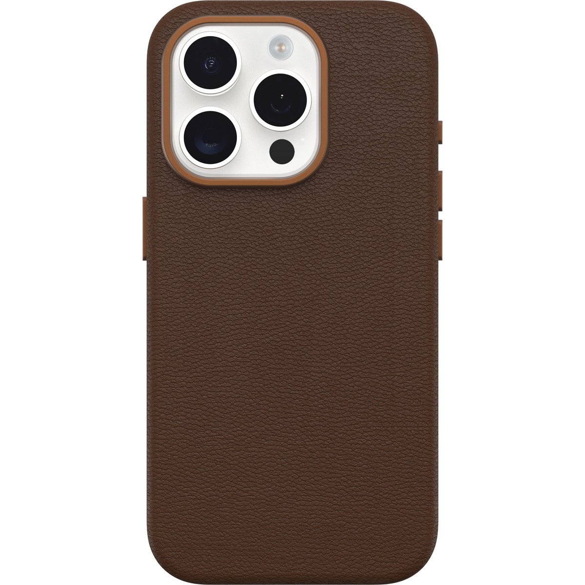 iPhone15Proケース Symmetry Cactus Leather Rich Adobe ブラウン