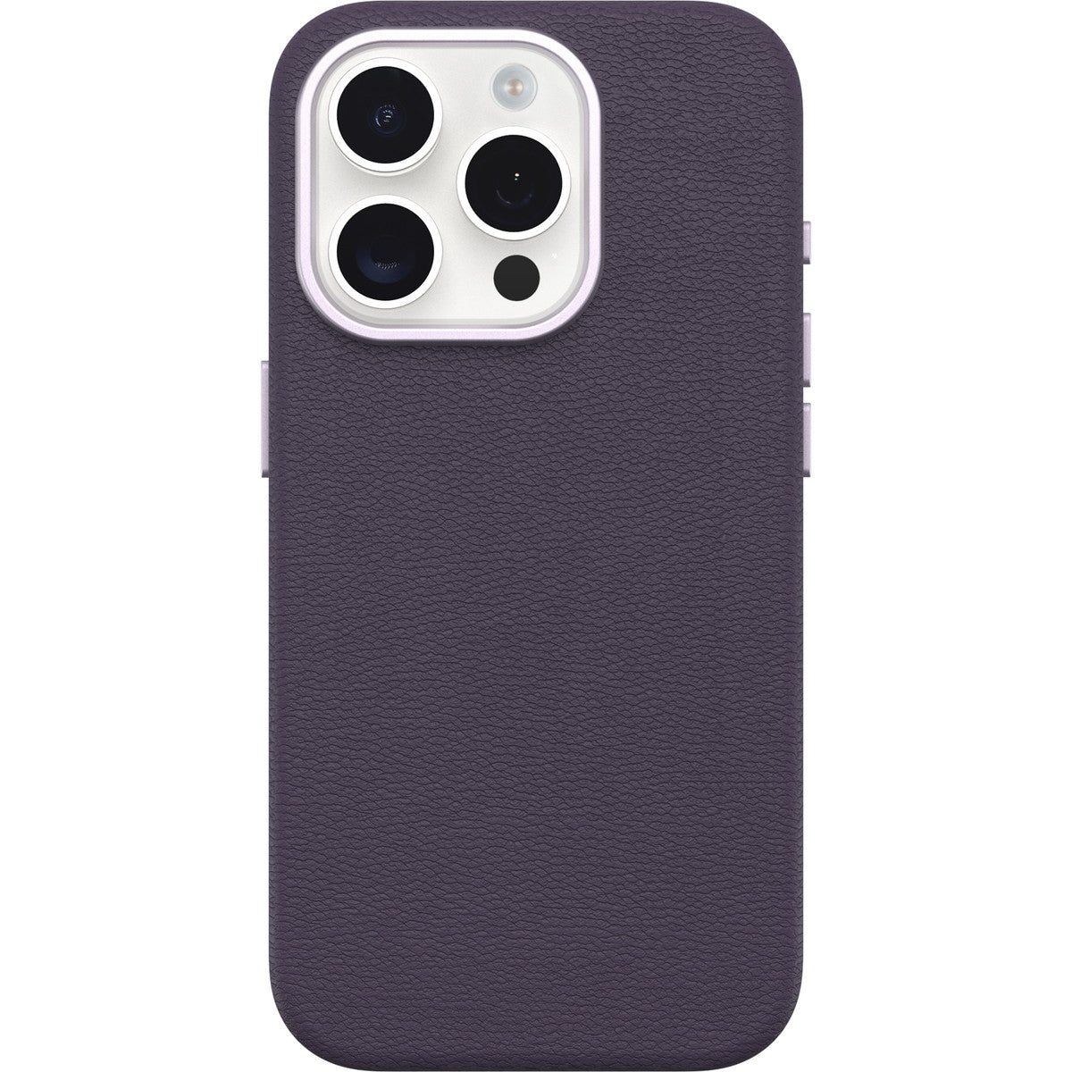 iPhone15Proケース Symmetry Cactus Leather Plum Luxe プラム