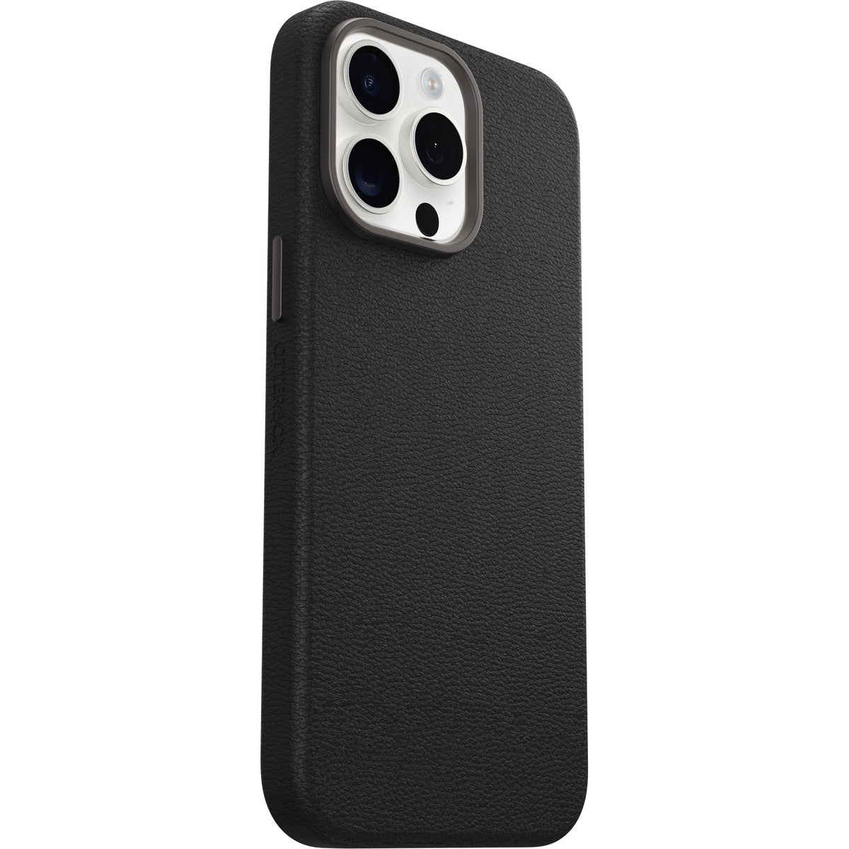 iPhone15ProMaxケース Symmetry Cactus Leather Noir Ash ブラック