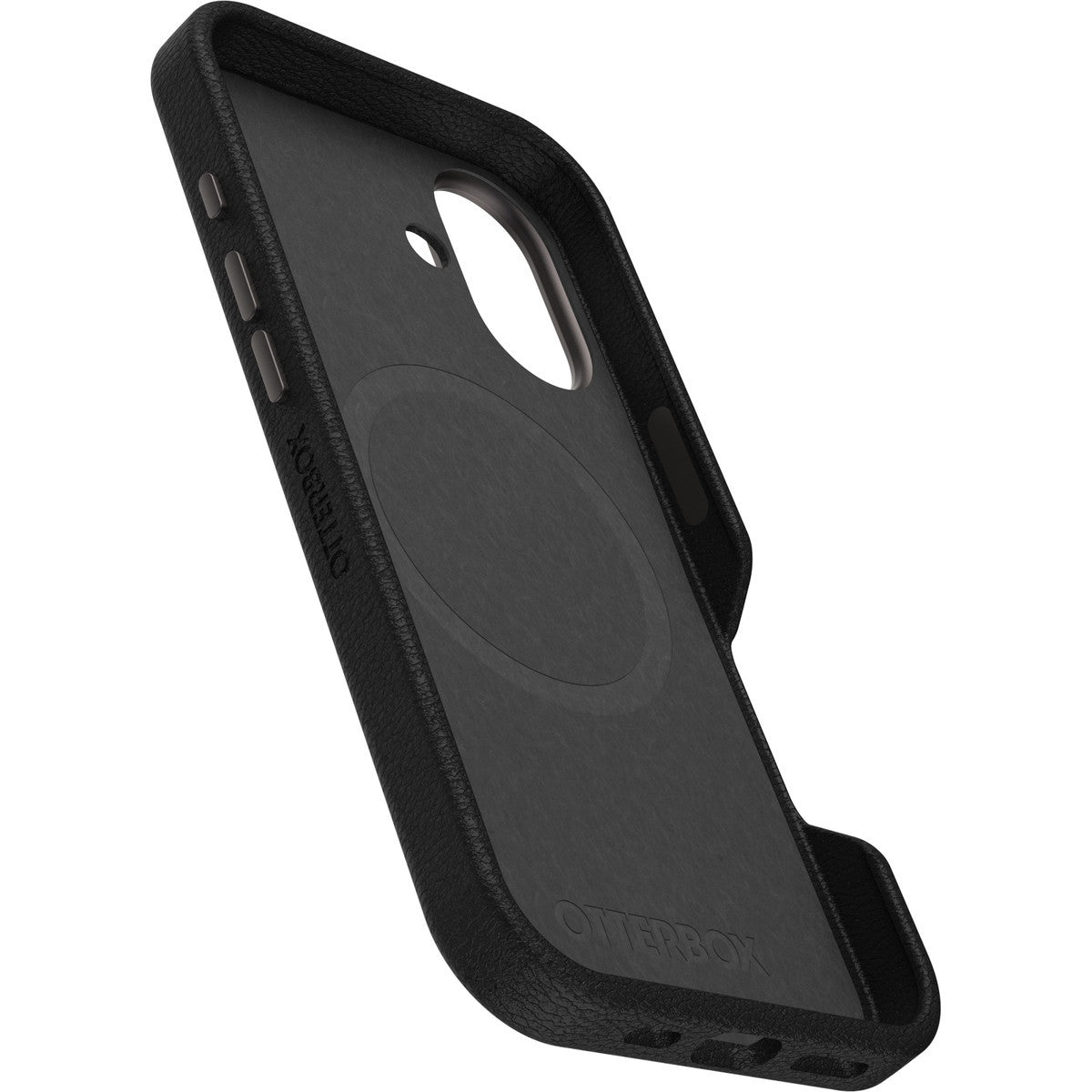 iPhone 16ケース Symmetry Cactus Leather ノアールアッシュ