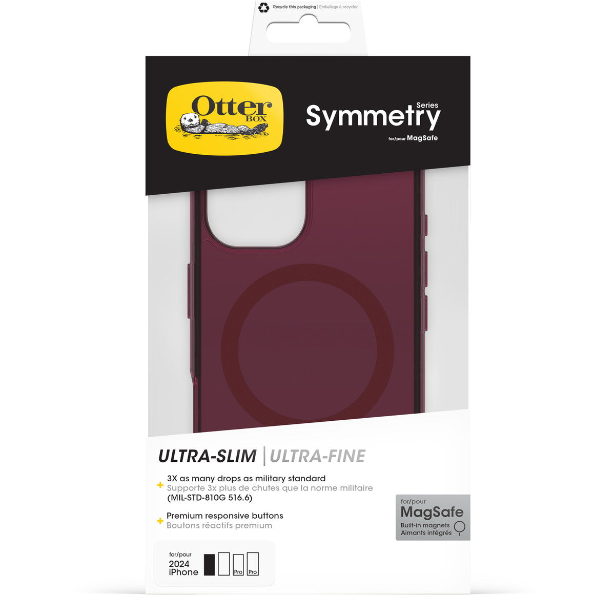 iPhone 16ケース Symmetry Clear MagSafe アップビート