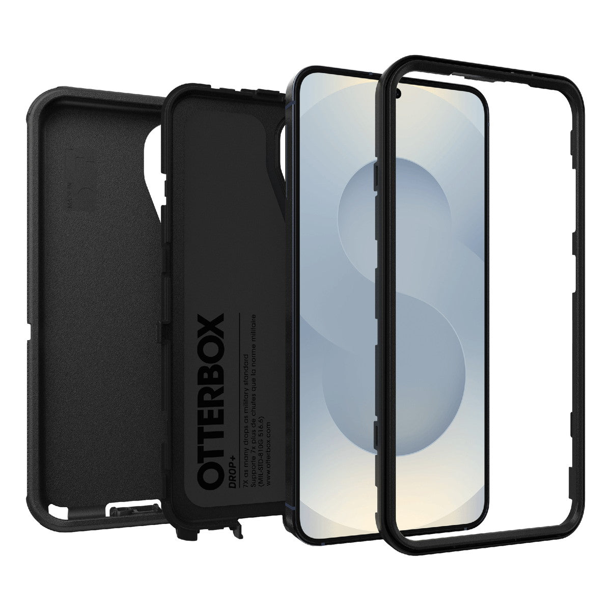 Galaxy S25ケース Defender 耐衝撃 ブラック