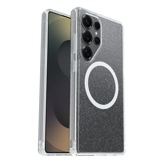 Galaxy S25 Ultraケース Symmetry Clear Magnets Qi2対応 耐衝撃 スターダスト