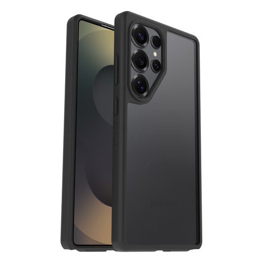 Galaxy S25 Ultraケース React 薄型設計 耐衝撃 ブラッククリスタル