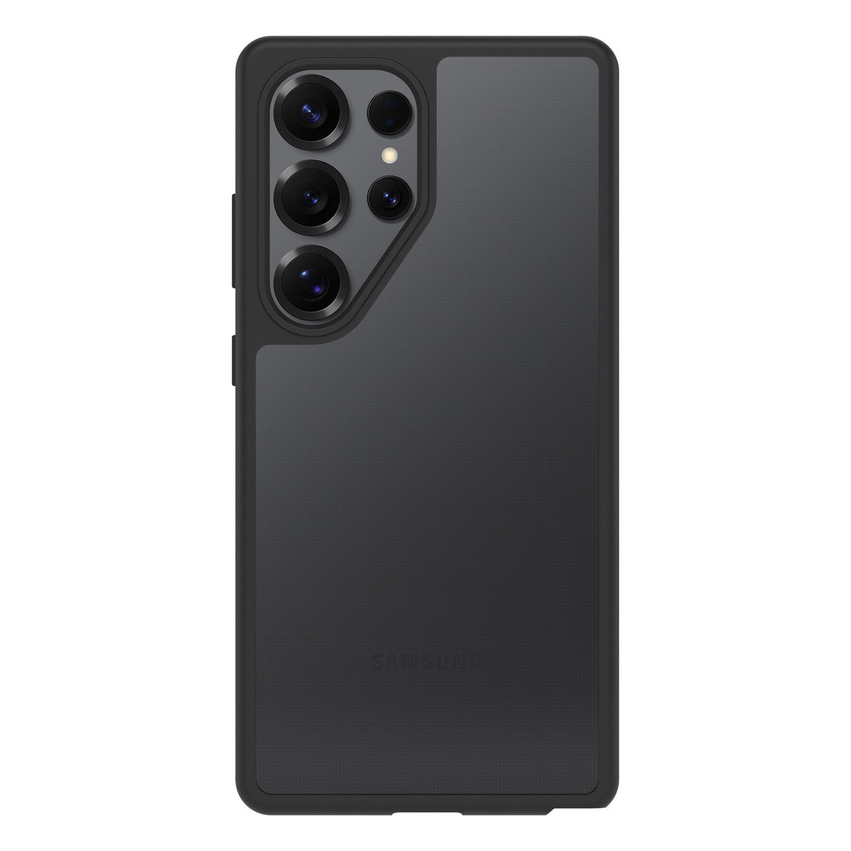 Galaxy S25 Ultraケース React 薄型設計 耐衝撃 ブラッククリスタル