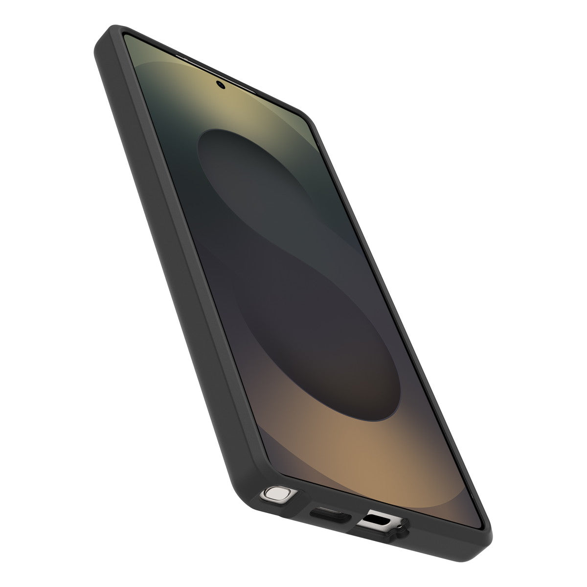 Galaxy S25 Ultraケース React 薄型設計 耐衝撃 ブラッククリスタル