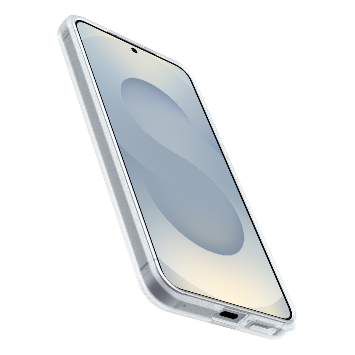 Galaxy S25ケース React 薄型設計 耐衝撃 クリア