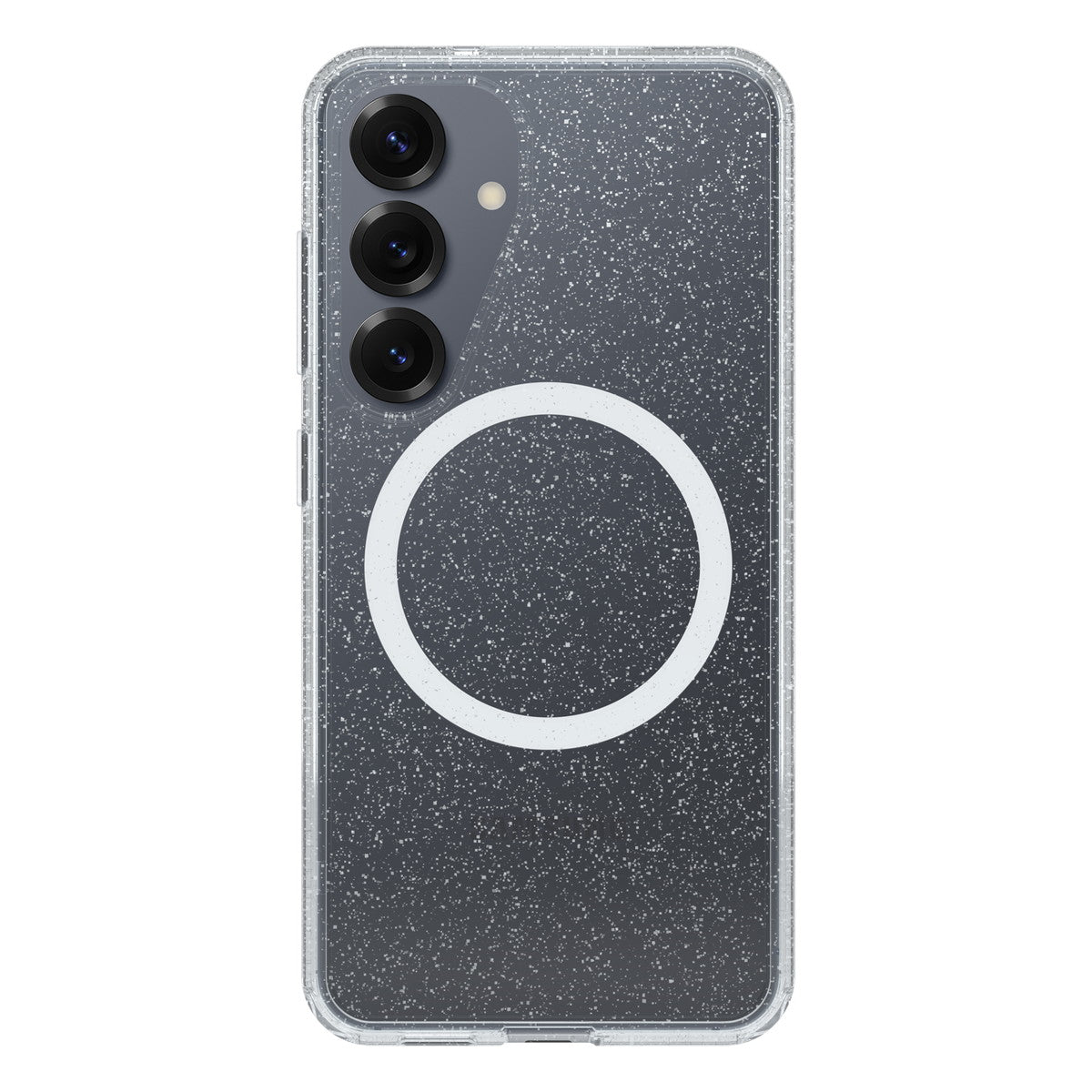 Galaxy S25ケース React 薄型設計 耐衝撃 スターダスト