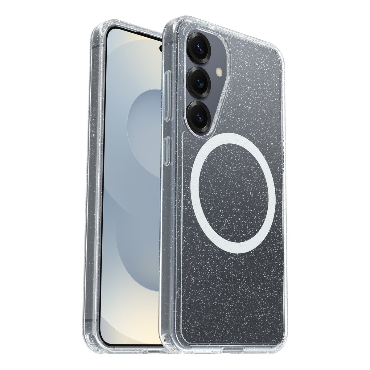 Galaxy S25ケース React 薄型設計 耐衝撃 スターダスト