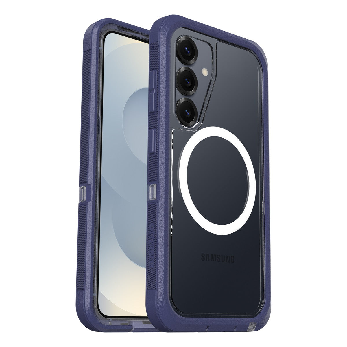 Galaxy S25ケース Defender XT Clear Magnets 耐衝撃 デンバーダスク