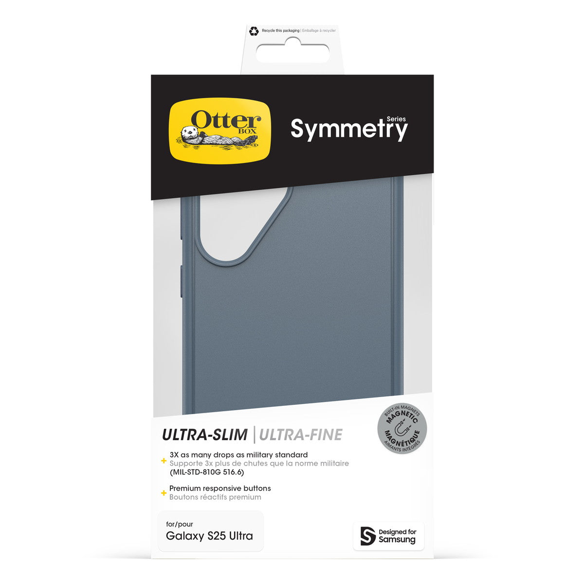 Galaxy S25 Ultraケース Symmetry Magnets Qi2対応 耐衝撃 ブルーティフル