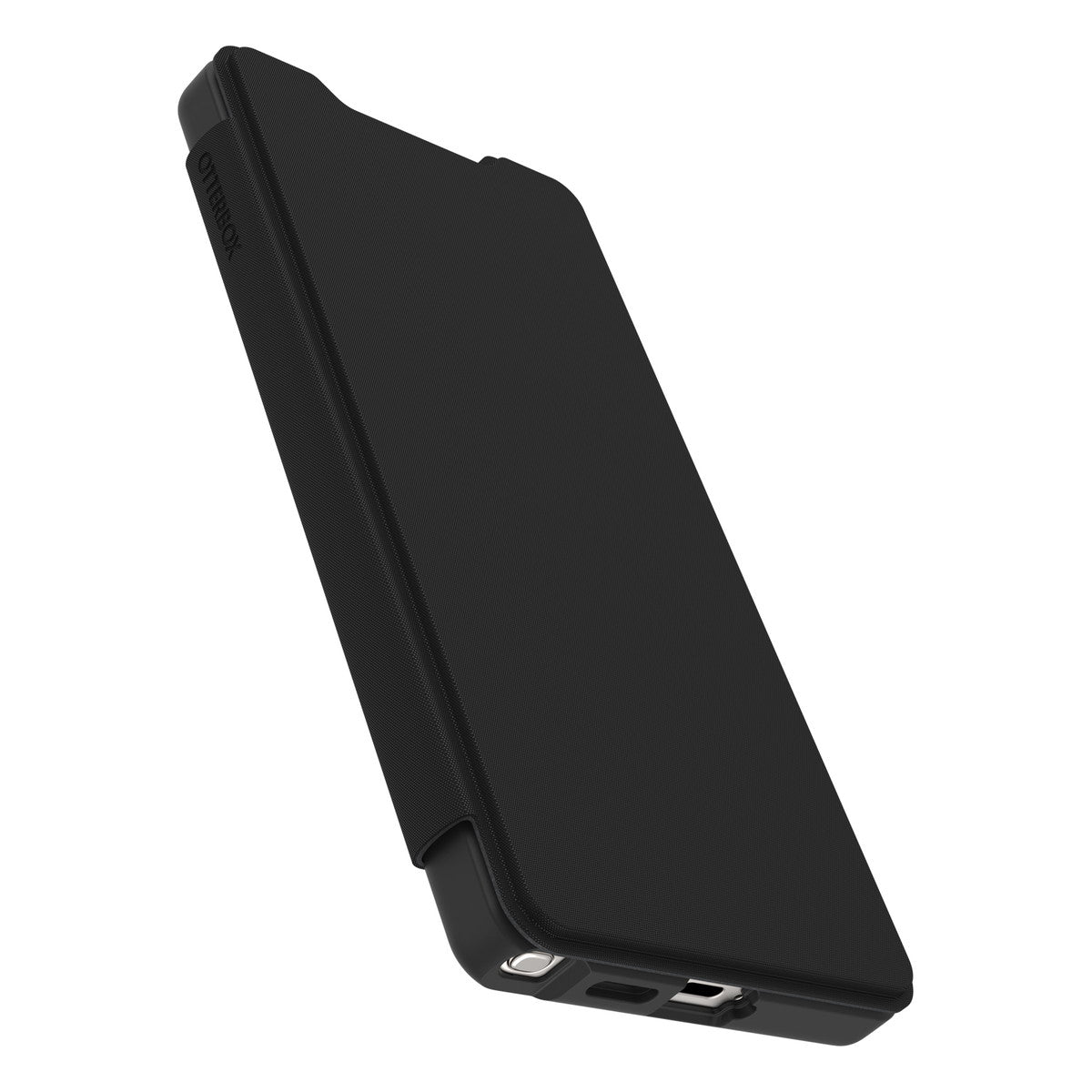 Galaxy S25 Ultraケース React Folio 手帳型 耐衝撃 ブラッククリスタル