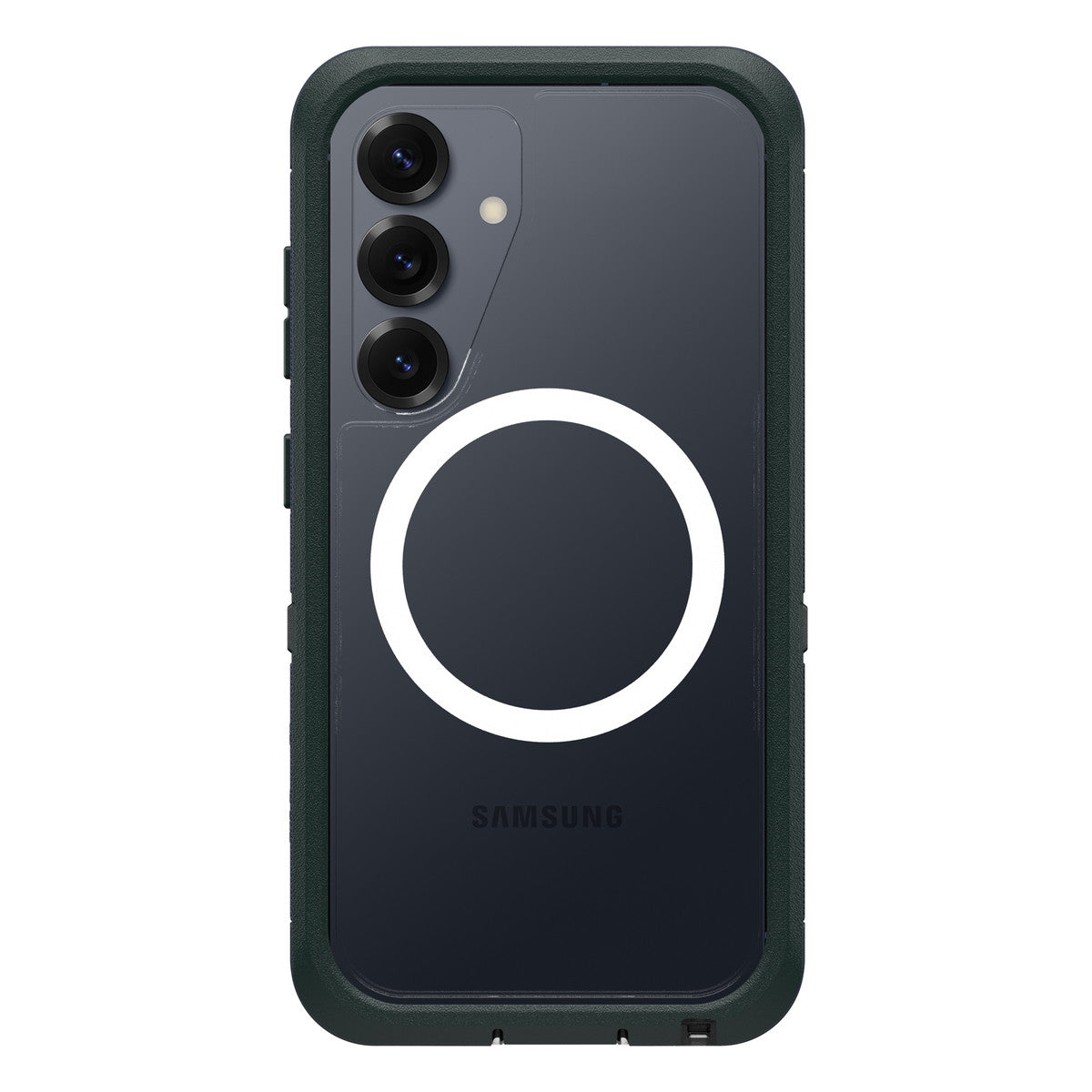 Galaxy S25ケース Defender XT Clear Magnets 耐衝撃 ダークサイド