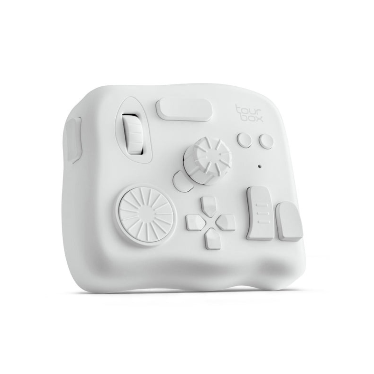 TourBox Elite アイボリーホワイト TBECA TourBox Elite 左手 デバイス Bluetooth Windows Mac ツアー