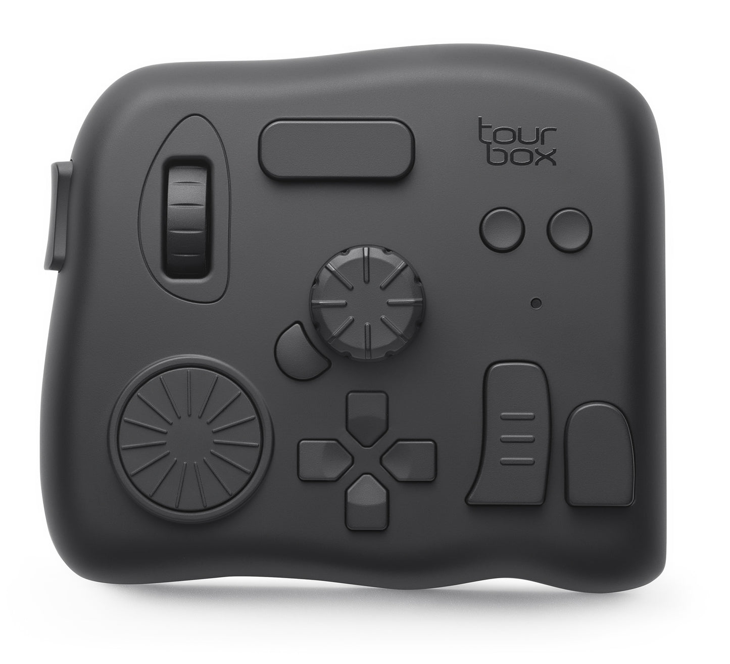 TourBox Elite 左手 デバイス キーボード Bluetooth adobe Windows Mac つまみ 手持ち 割り当て ツアーボックス エリートブラック TBECA-CB