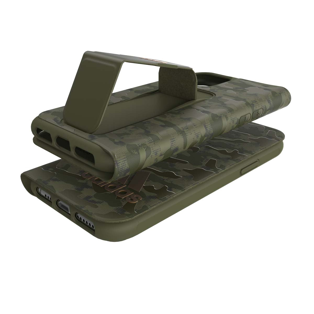 iPhone11Proケース Folio グリップケース CAMO FW19 テックオリーブ