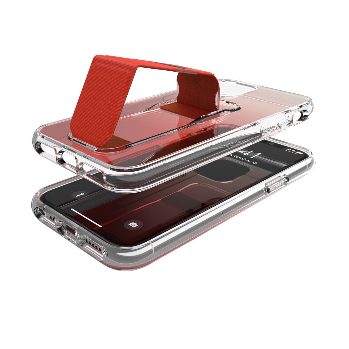 iPhone11Proケース グリップケース SS20 ソーラーレッド