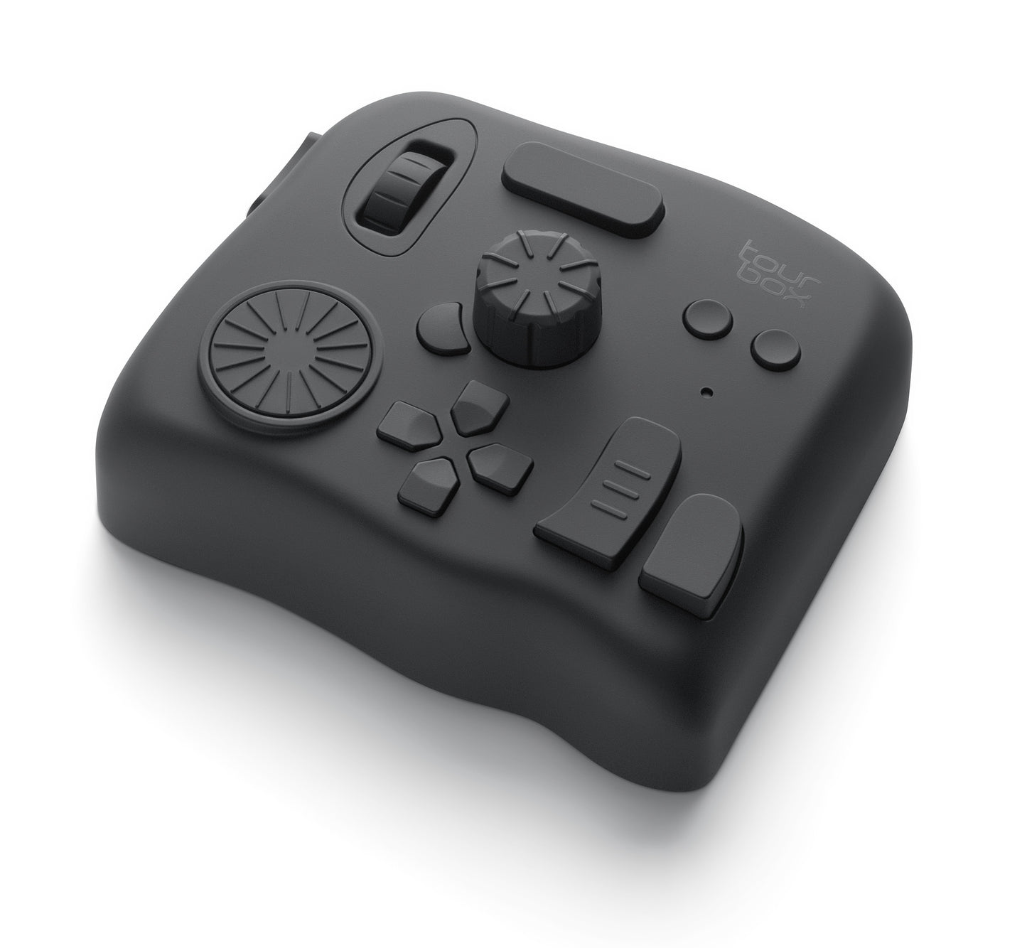 TourBox Elite 左手 デバイス キーボード Bluetooth adobe Windows Mac つまみ 手持ち 割り当て ツアーボックス エリートブラック TBECA-CB
