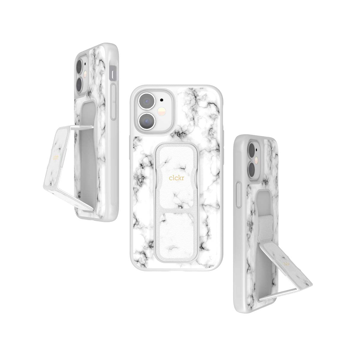 iPhone12miniケース MARBLE ホワイトマーブル