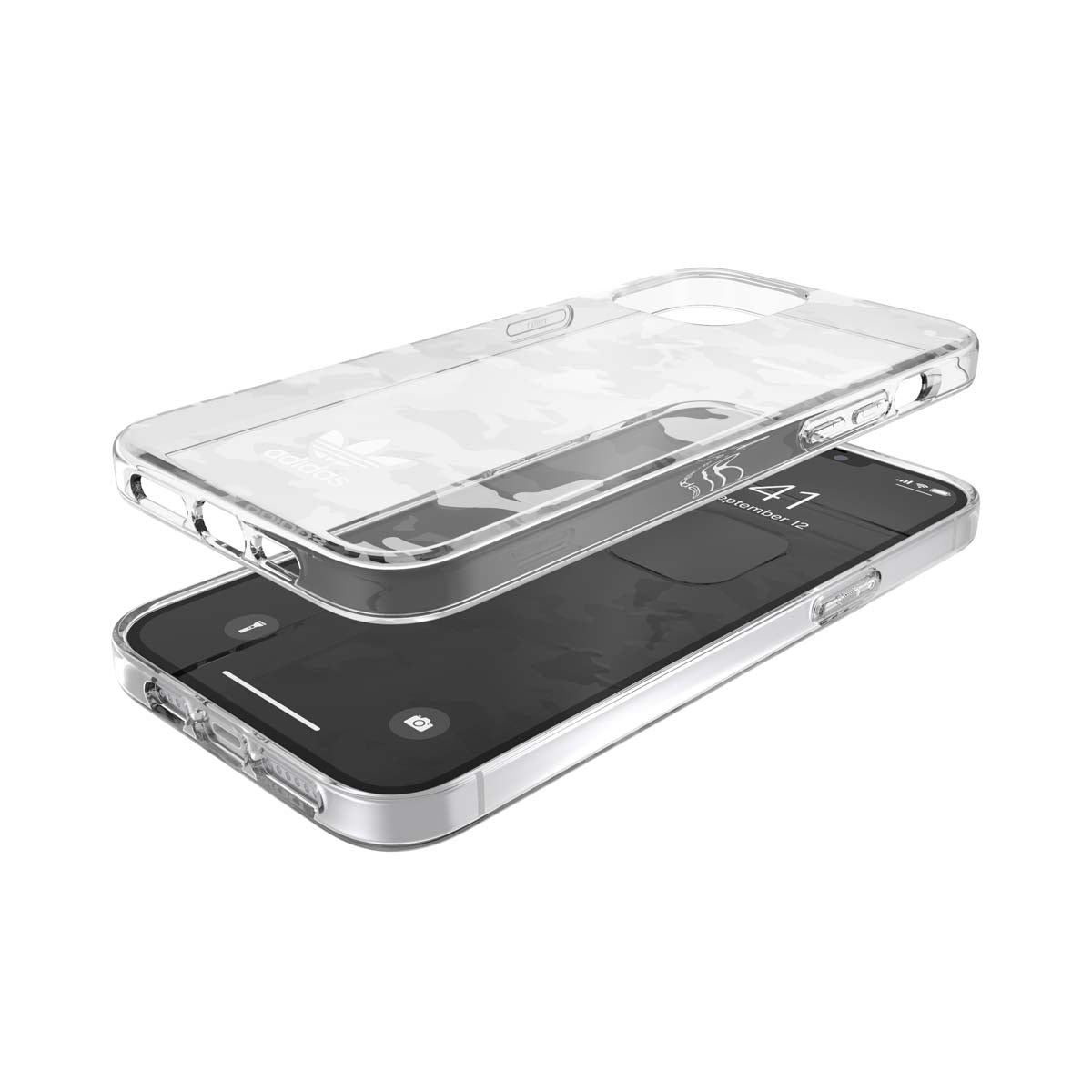 iPhone12ProMaxケース Snap Case Camo AOP SS21 クリア/ホワイト