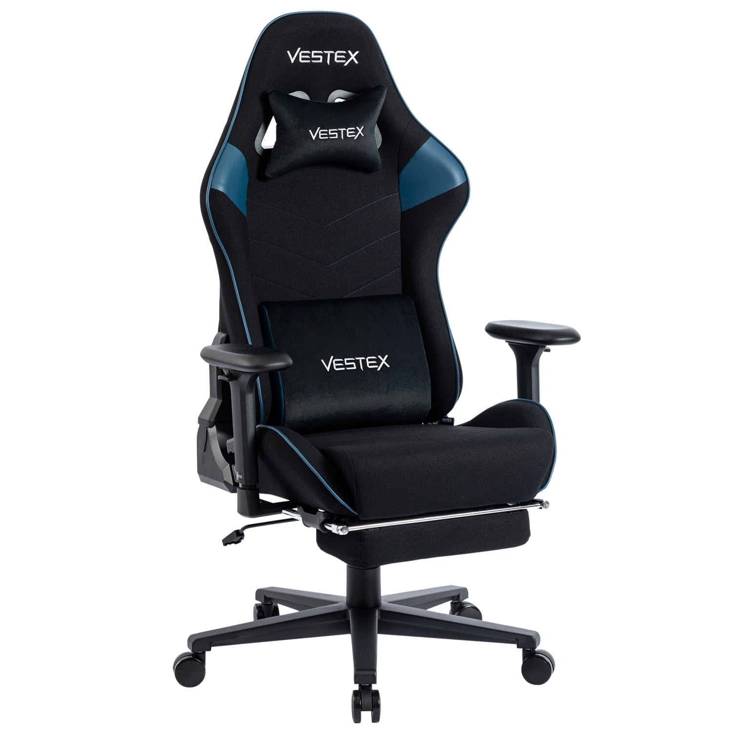 ゲーミングチェア VESTEX S2 メッシュファブリック フットレスト付