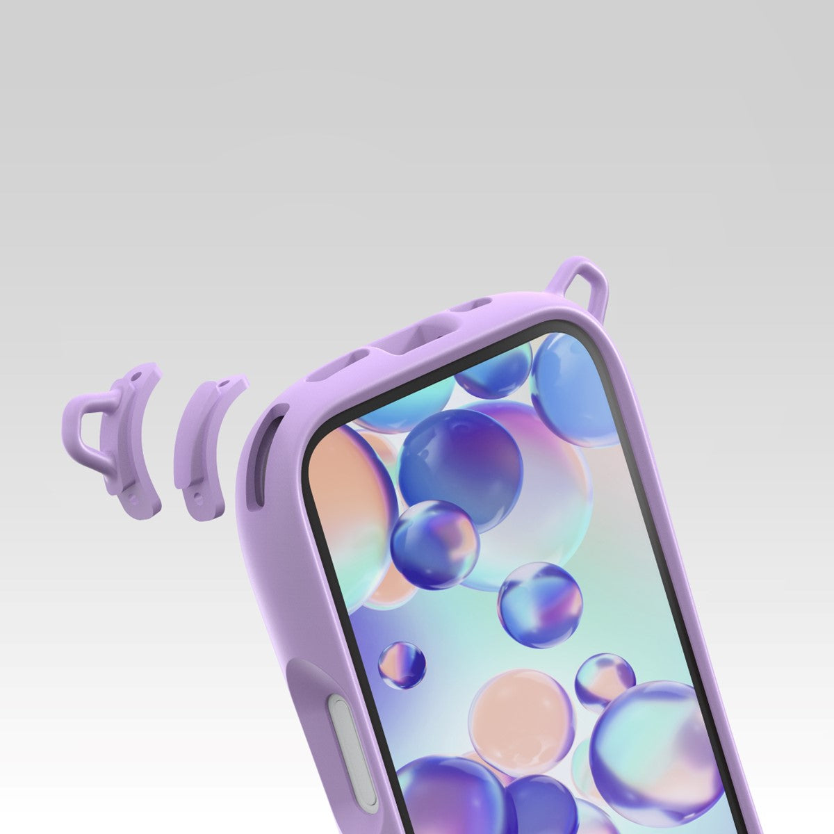 iPhone 16ケース POP LOVIE ラブリーパープル