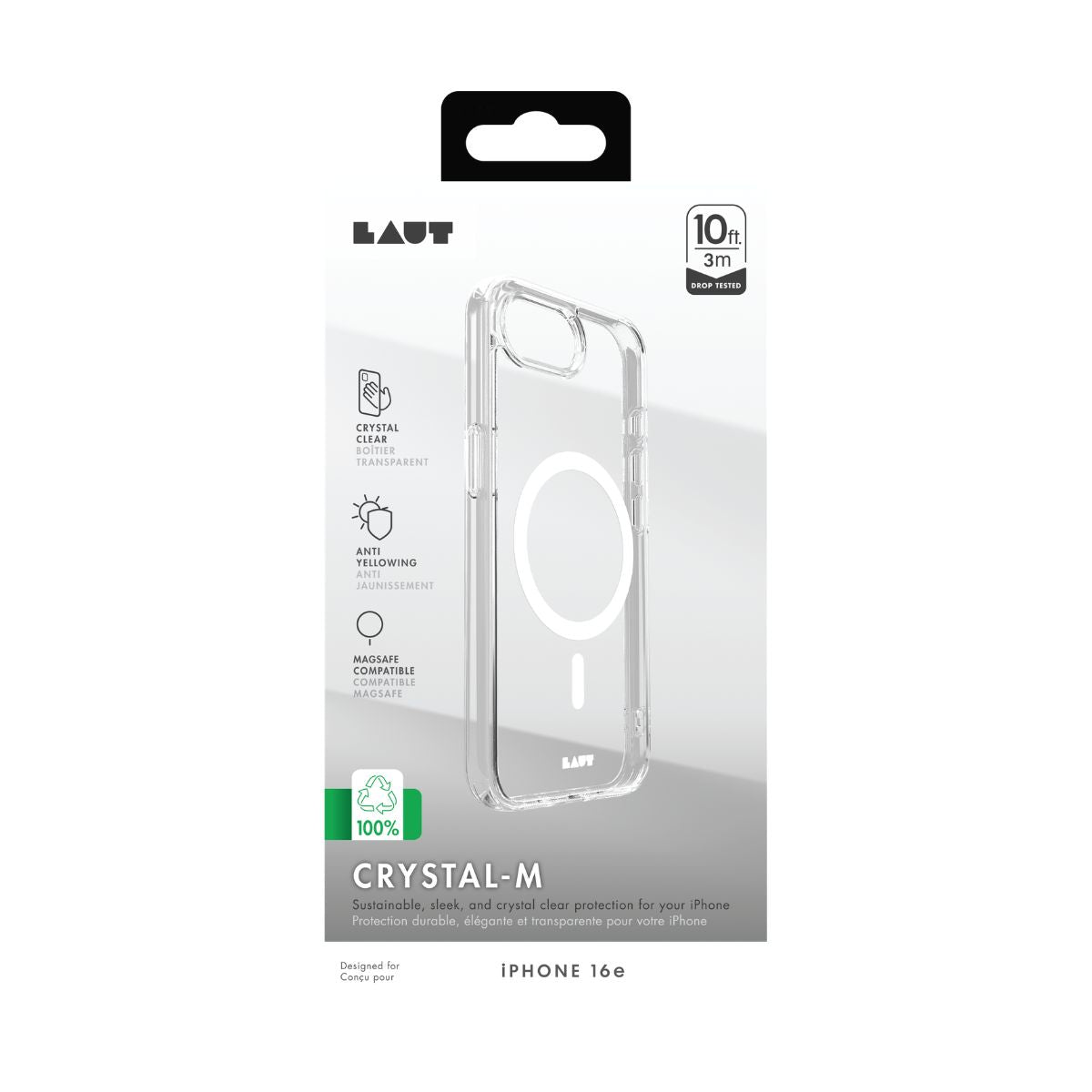 iPhone 17e/16eケース CRYSTAL-M クリア