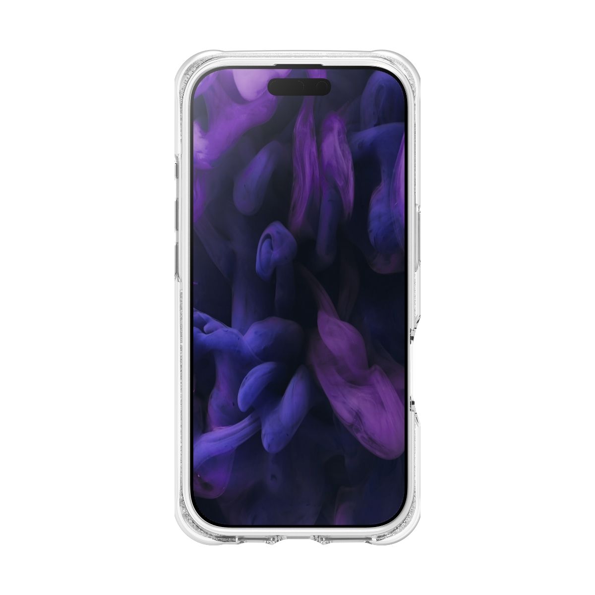 iPhone 17ケース AERO SPARKLE クリスタルシルバー