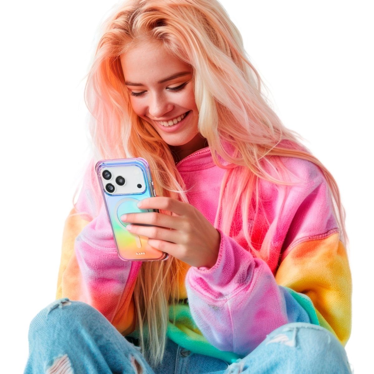 iPhone 17 Proケース AERO HOLO パール