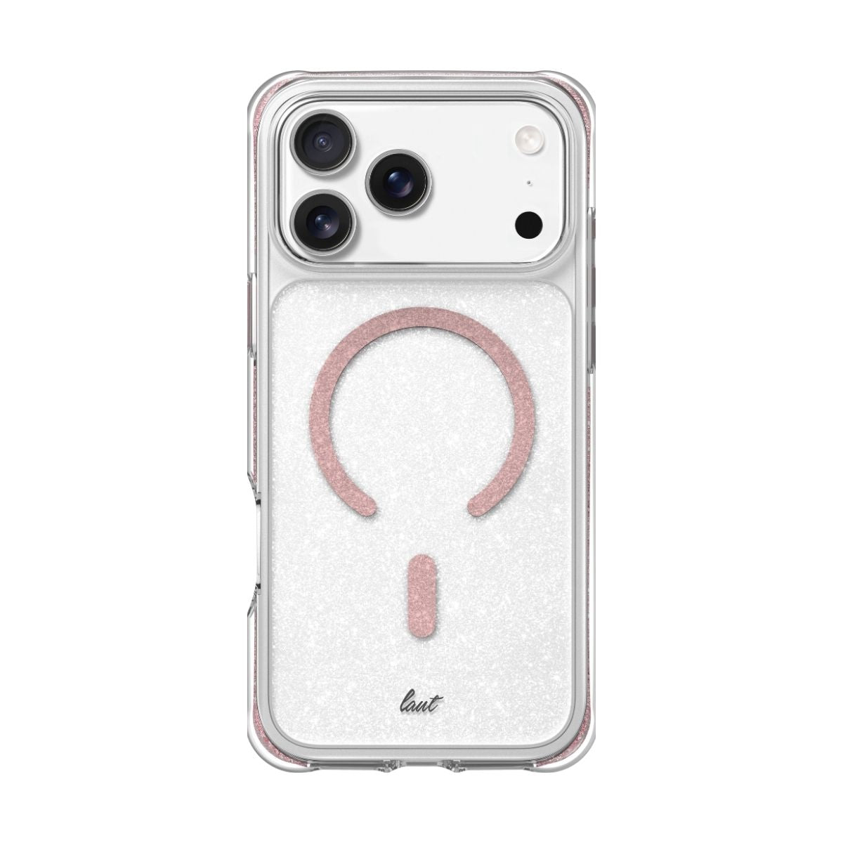 iPhone 17 Proケース AERO SPARKLE クリスタルピンク