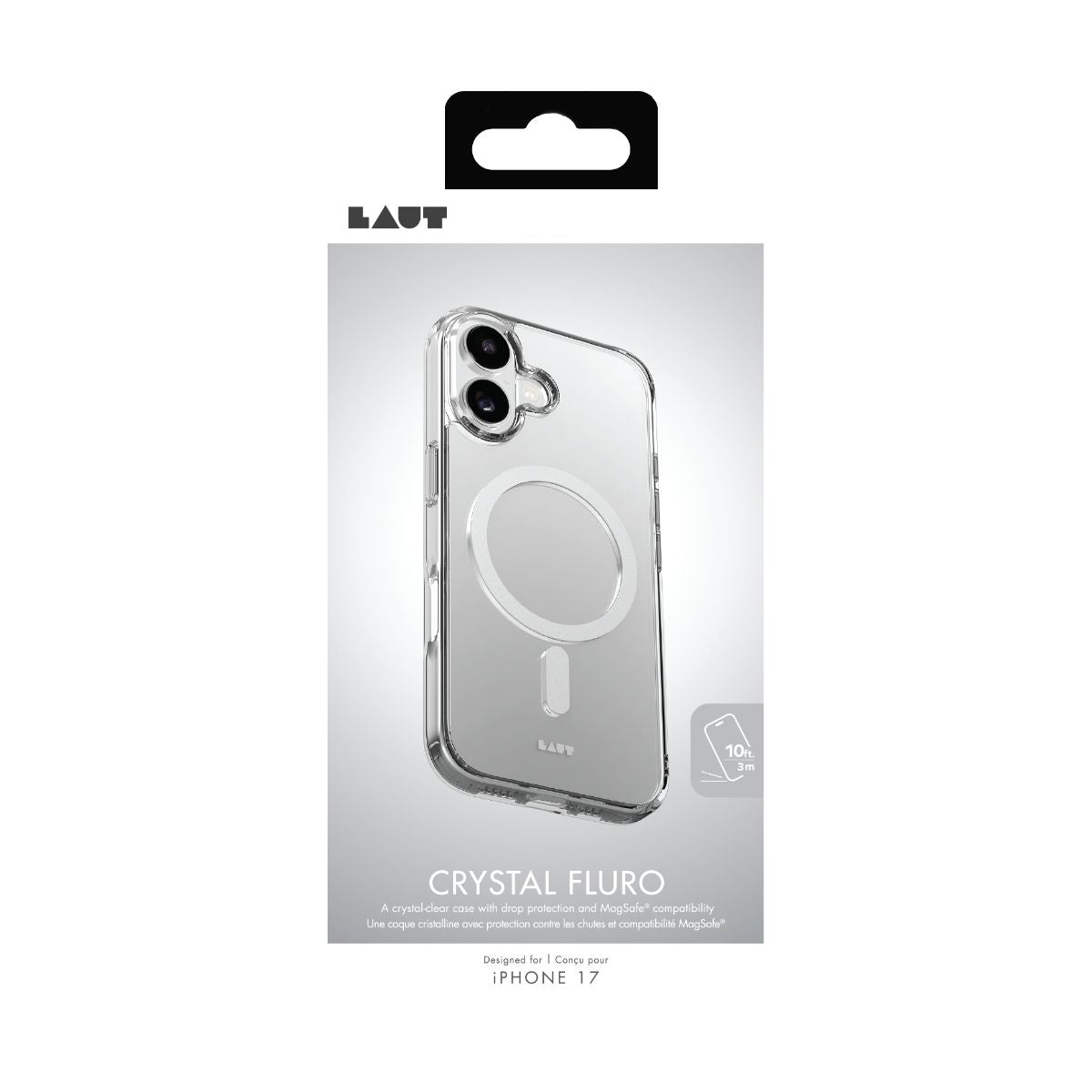 iPhone 17ケース CRYSTAL FLURO クリア