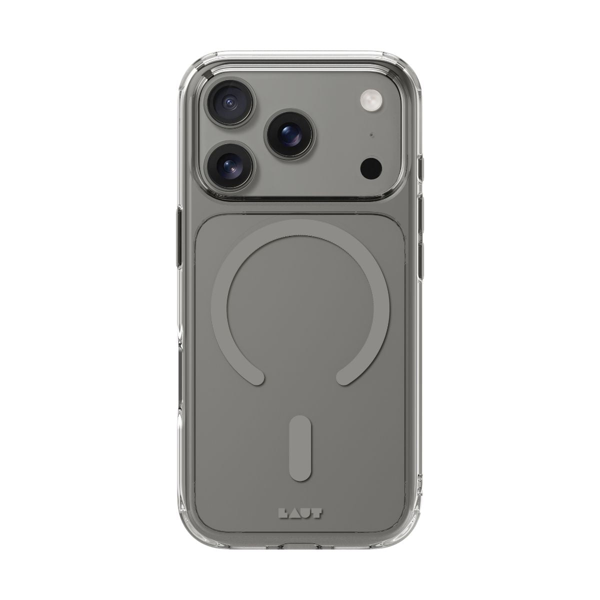 iPhone 17 Proケース CRYSTAL FLURO クリアグレー