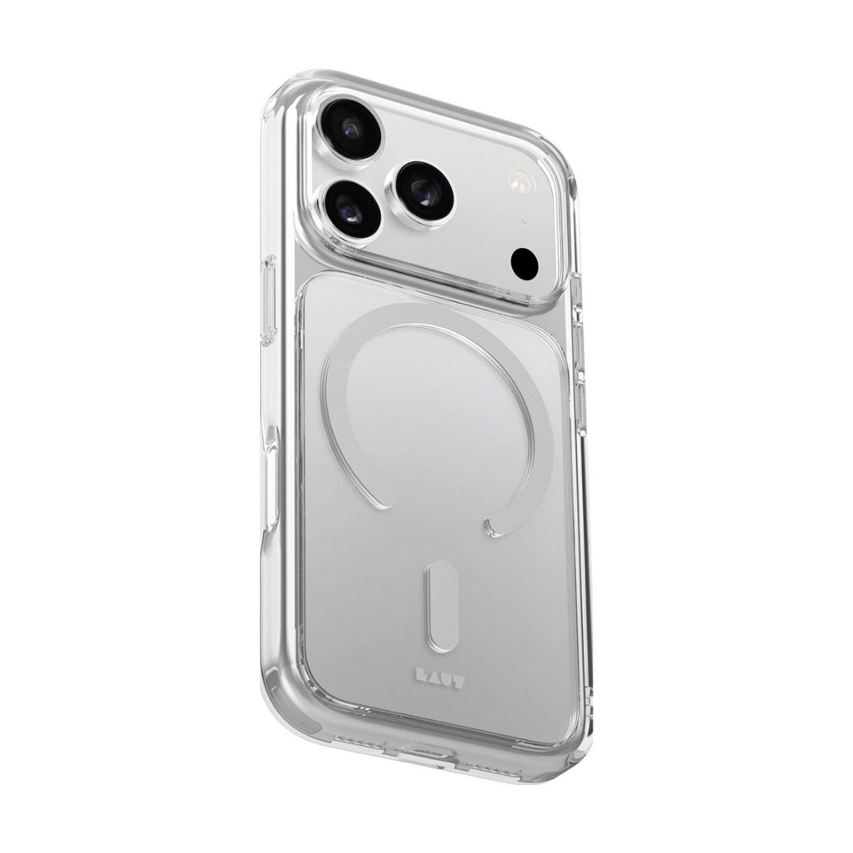 iPhone 17 Pro Maxケース CRYSTAL FLURO クリアライトグレー