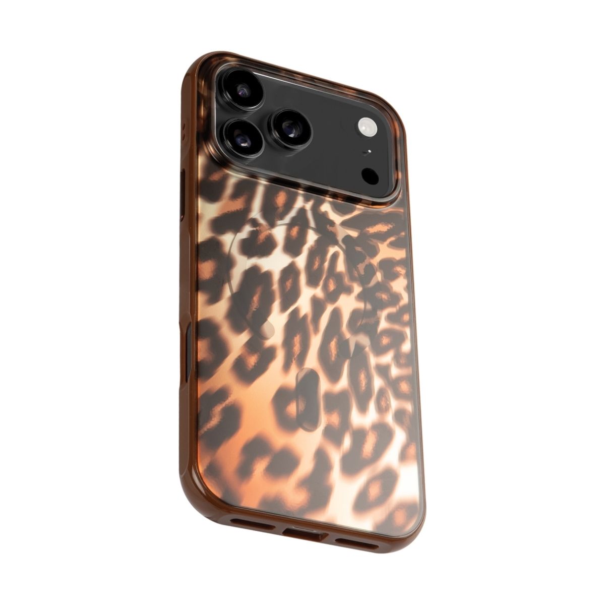 iPhone 18 Pro Max/17 Pro Maxケース HUEX WAVE モカレオパード
