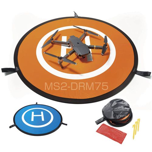 ドローン用着地マット 75cm 折りたたみ式 ケース付き