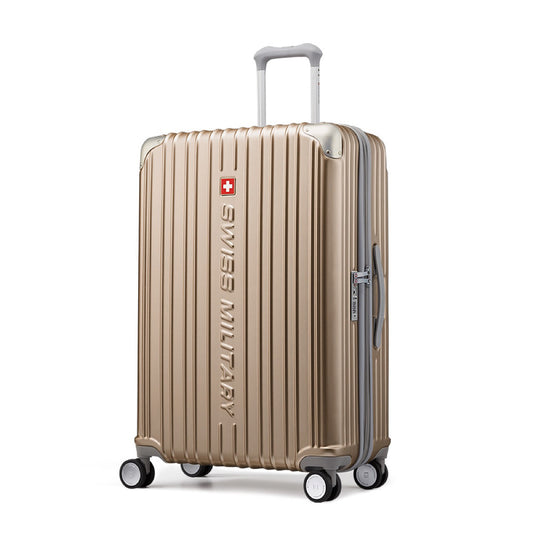 スーツケース SWISS MILITARY 大型 LLサイズ 一週間以上 75cm CYGNUS(シグナス) シャンパンゴールド