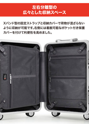 スーツケース Mサイズ 4～6泊 64cm STOLZ(シュトルツ) チタン