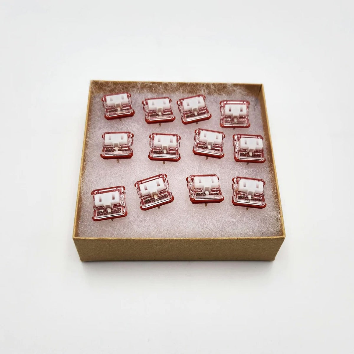 アーケードコントローラー SnackBox MICRO用パーツ Kailh ロープロファイルスイッチセット RedPro