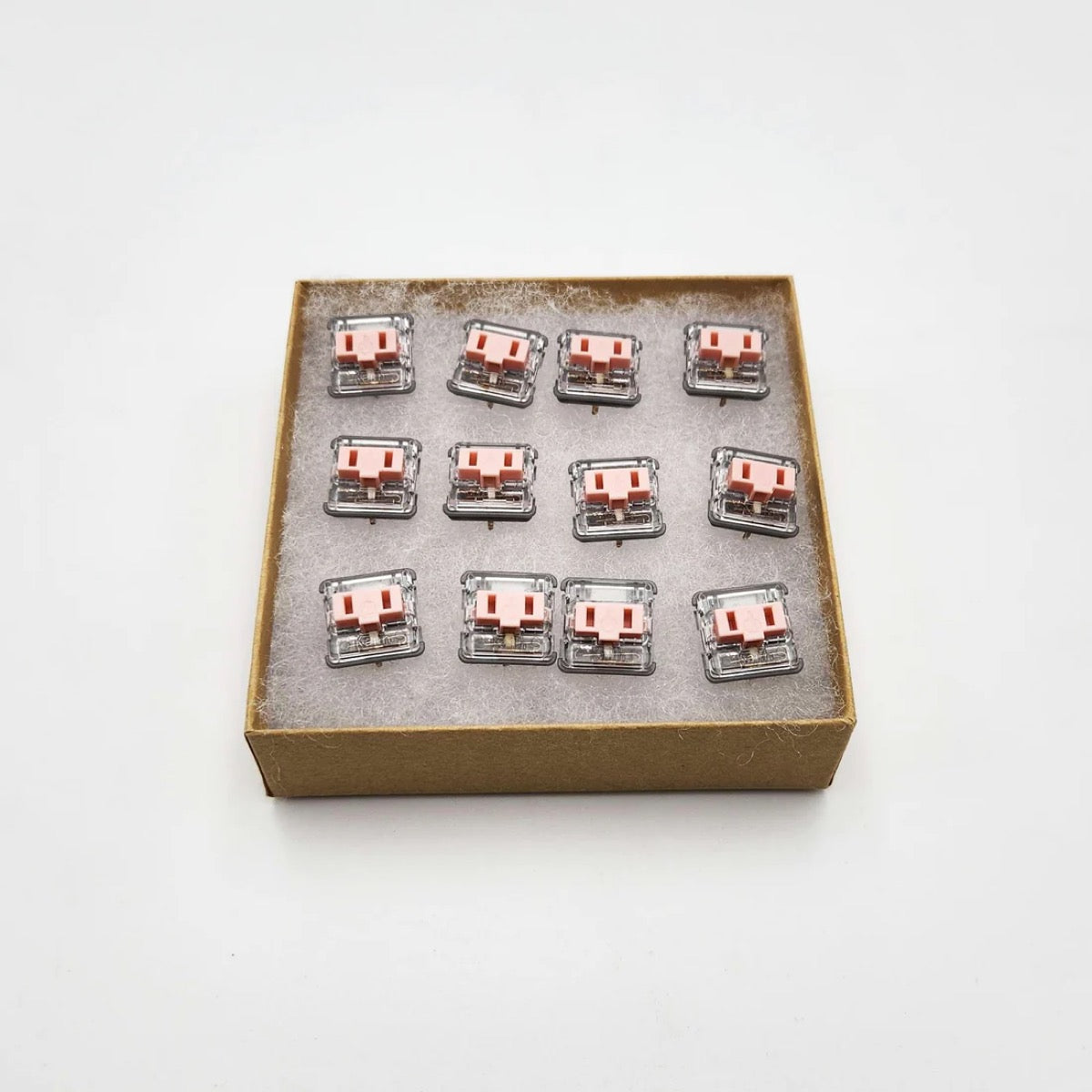 アーケードコントローラー SnackBox MICRO用パーツ Kailh ロープロファイルスイッチセット ピンク