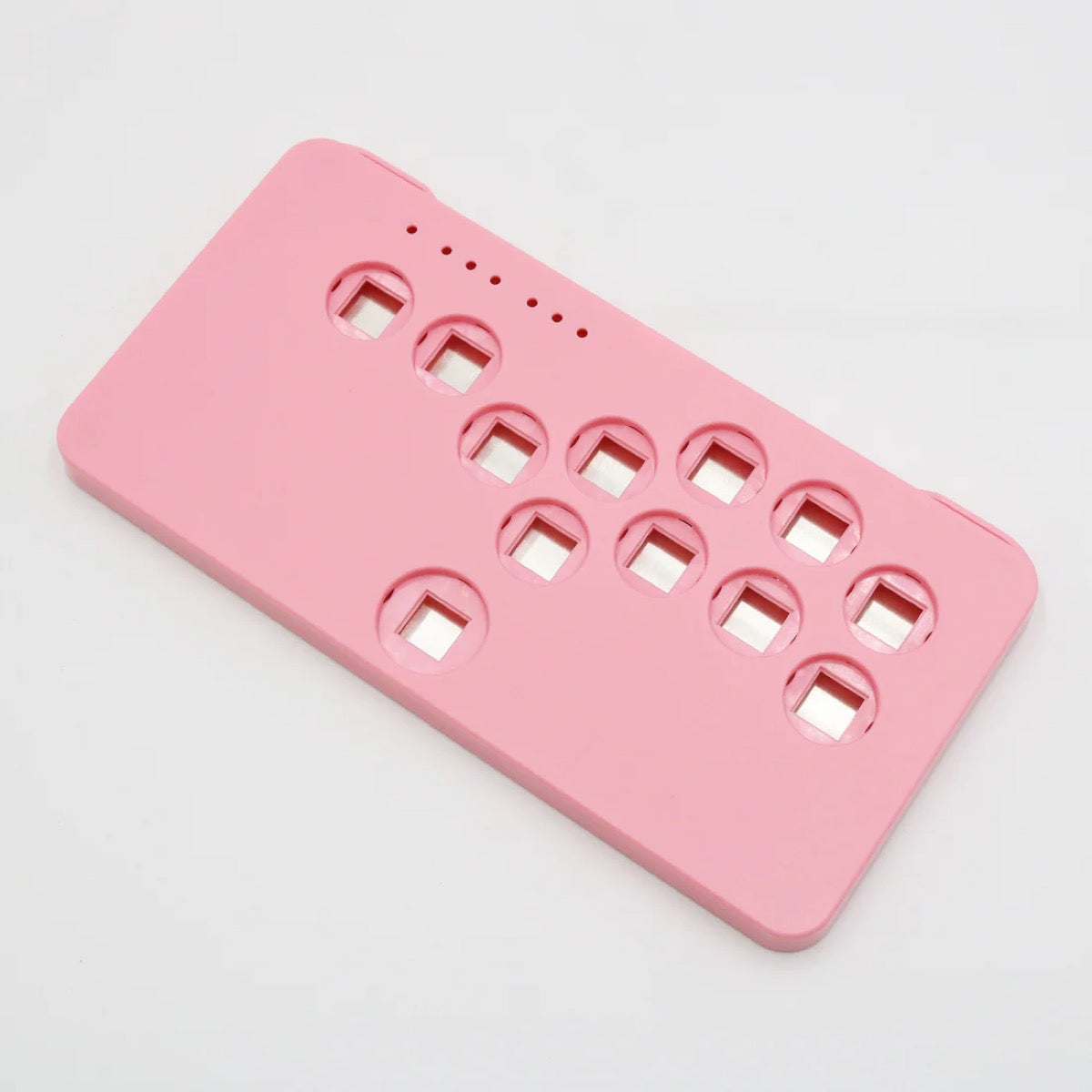 アーケードコントローラー SnackBox MICRO用パーツ 単色ケース ピンク