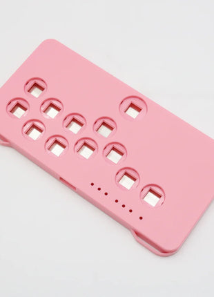 アーケードコントローラー SnackBox MICRO用パーツ 単色ケース ピンク