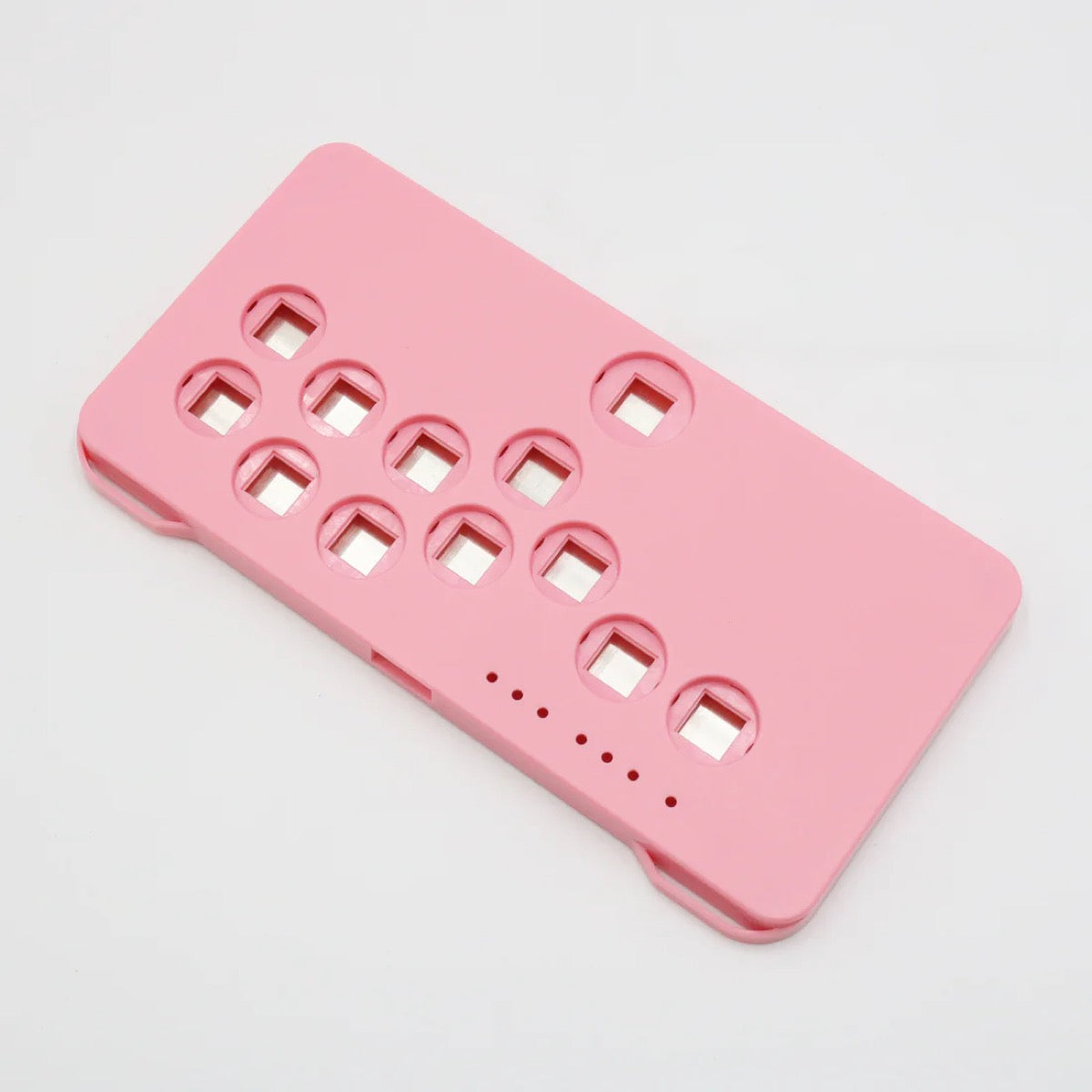 アーケードコントローラー SnackBox MICRO用パーツ 単色ケース ピンク