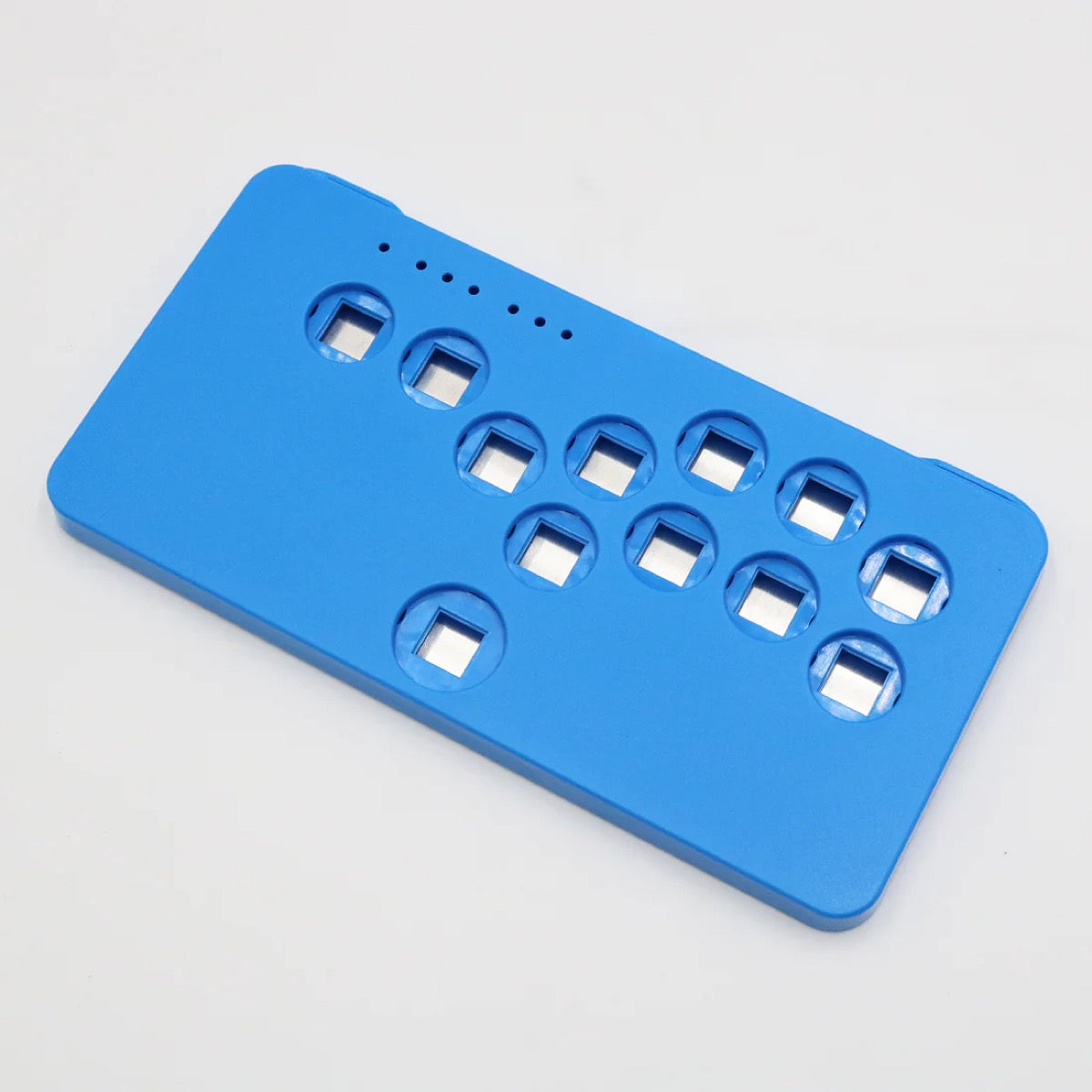 アーケードコントローラー SnackBox MICRO用パーツ 単色ケース スカイブルー